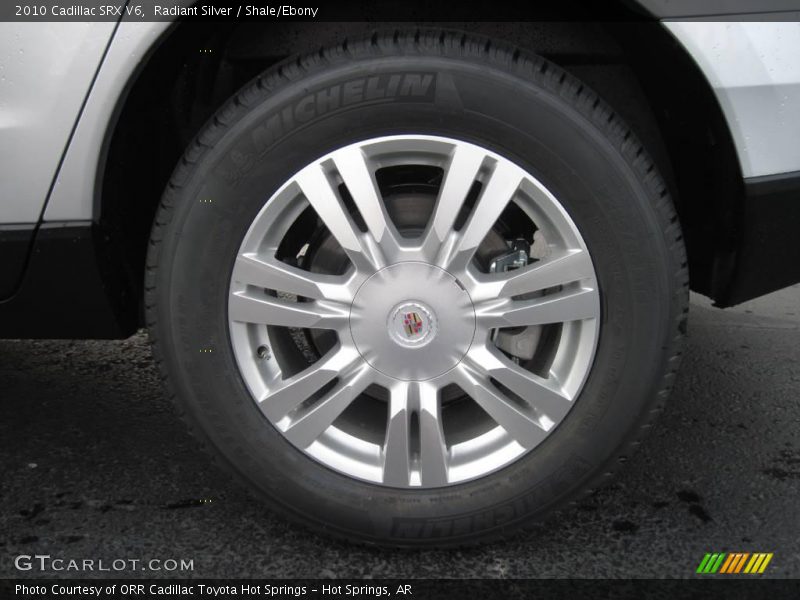 Radiant Silver / Shale/Ebony 2010 Cadillac SRX V6