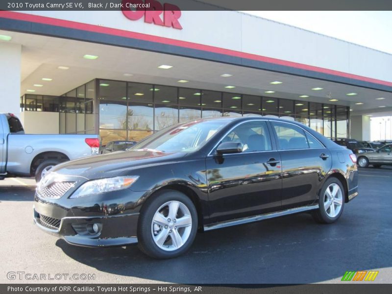 Black / Dark Charcoal 2010 Toyota Camry SE V6
