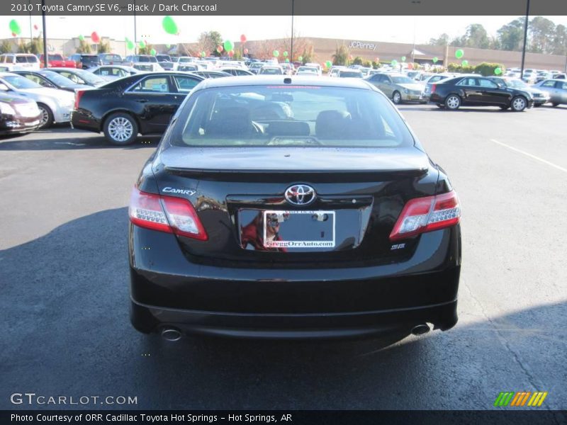 Black / Dark Charcoal 2010 Toyota Camry SE V6