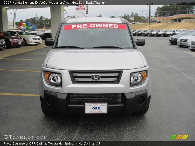 Alabaster Silver Metallic / Black/Titanium 2007 Honda Element EX AWD