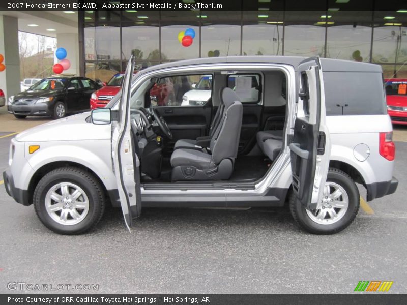 Alabaster Silver Metallic / Black/Titanium 2007 Honda Element EX AWD