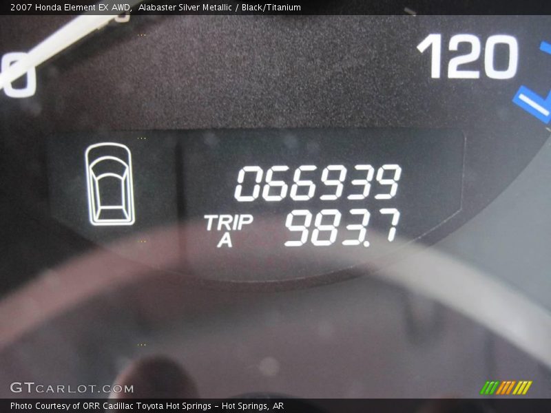 Alabaster Silver Metallic / Black/Titanium 2007 Honda Element EX AWD