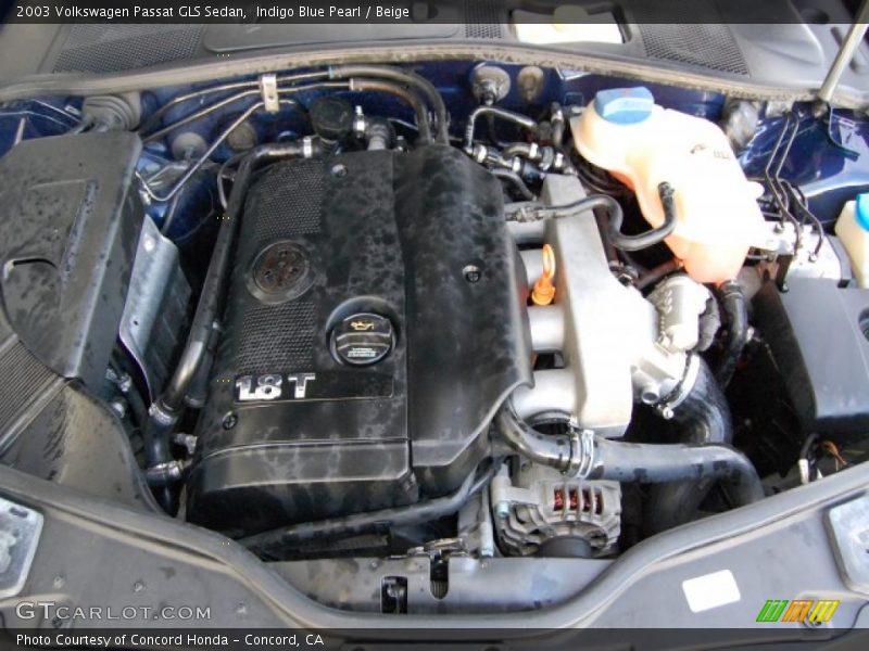 Indigo Blue Pearl / Beige 2003 Volkswagen Passat GLS Sedan