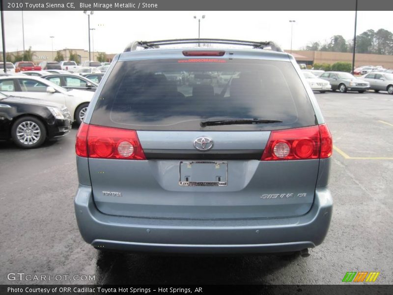 Blue Mirage Metallic / Stone 2010 Toyota Sienna CE