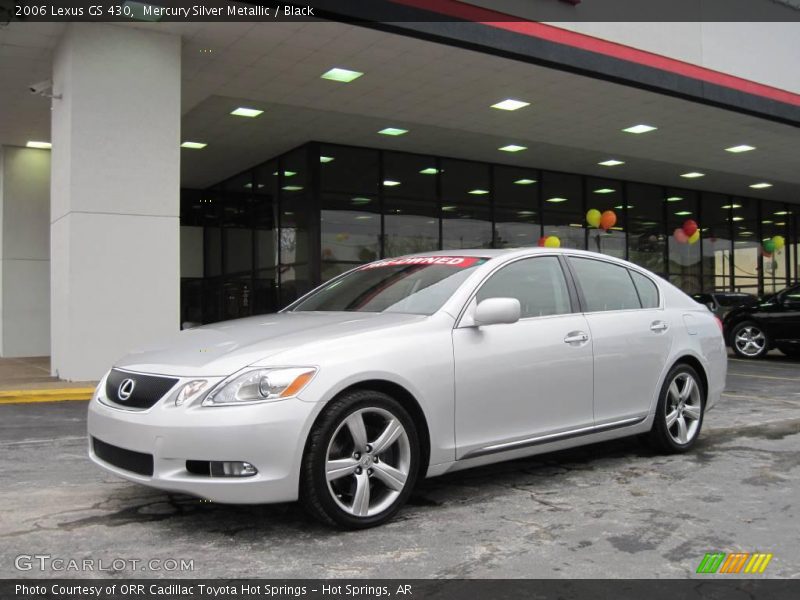 Mercury Silver Metallic / Black 2006 Lexus GS 430