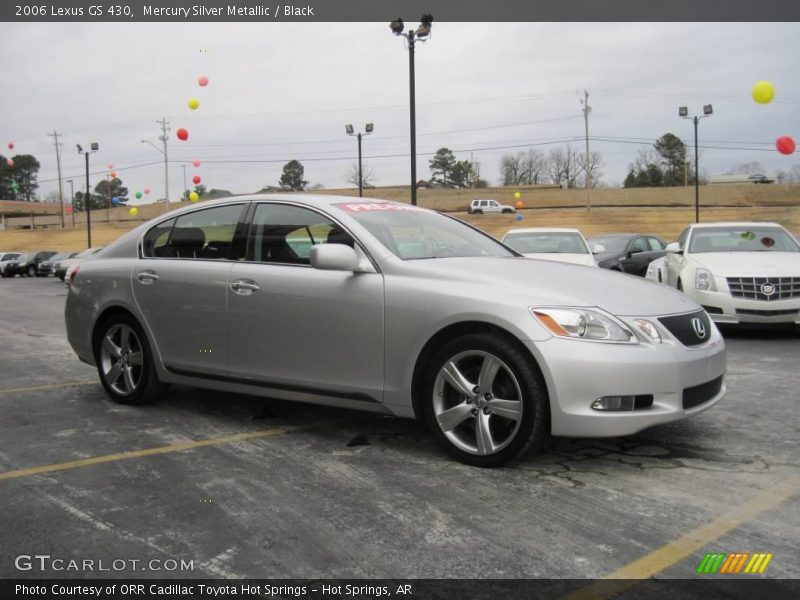 Mercury Silver Metallic / Black 2006 Lexus GS 430