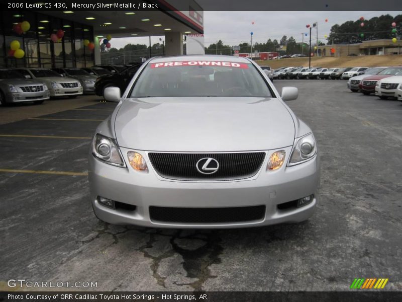 Mercury Silver Metallic / Black 2006 Lexus GS 430