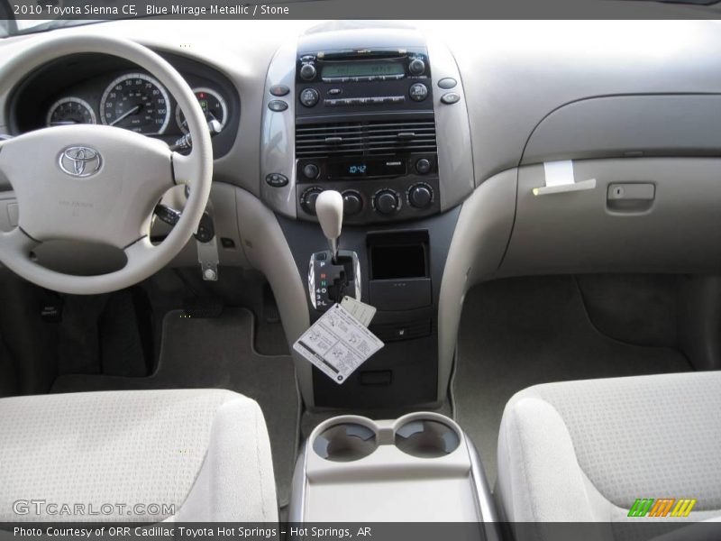 Blue Mirage Metallic / Stone 2010 Toyota Sienna CE