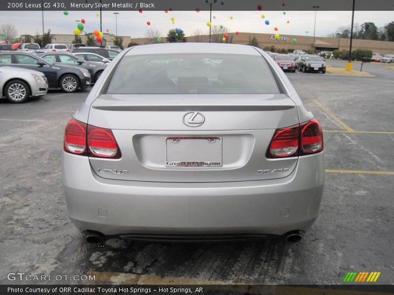Mercury Silver Metallic / Black 2006 Lexus GS 430