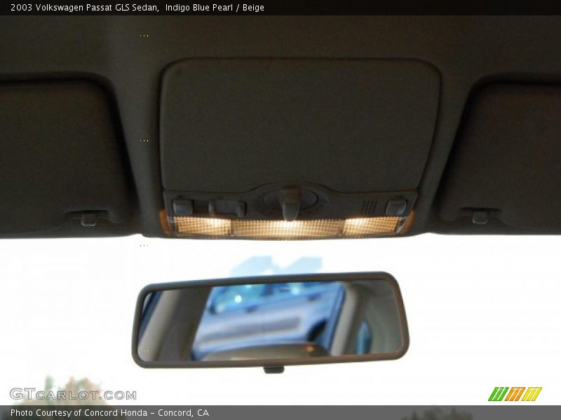 Indigo Blue Pearl / Beige 2003 Volkswagen Passat GLS Sedan