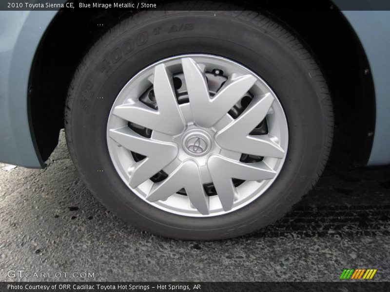 Blue Mirage Metallic / Stone 2010 Toyota Sienna CE