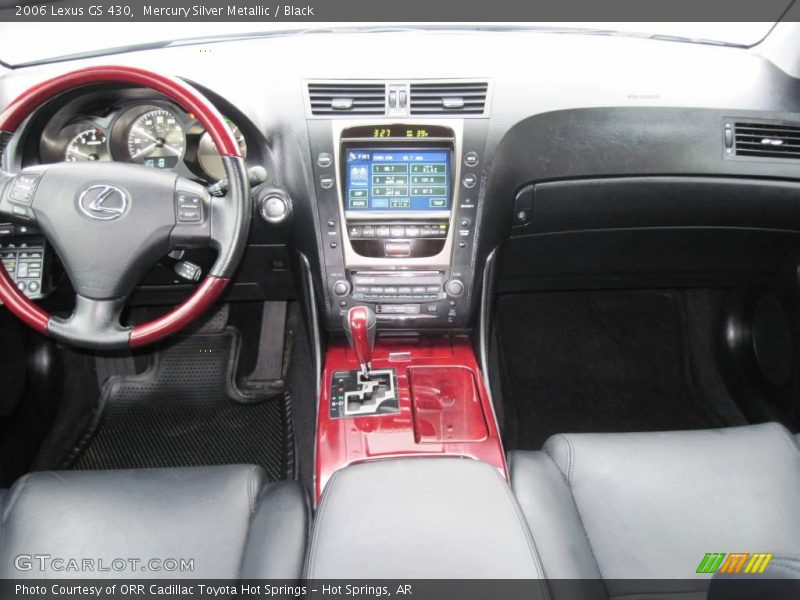 Mercury Silver Metallic / Black 2006 Lexus GS 430