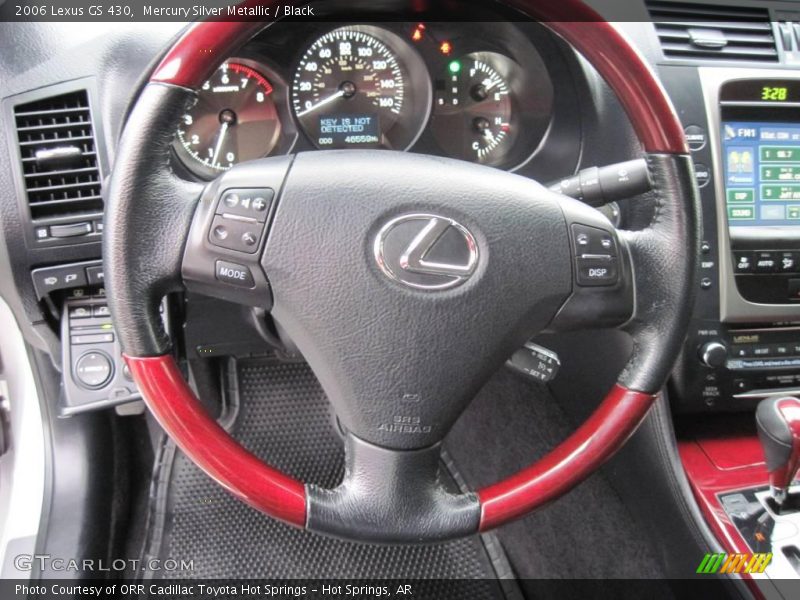 Mercury Silver Metallic / Black 2006 Lexus GS 430