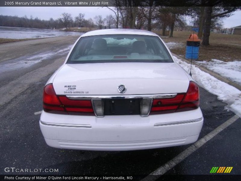 Vibrant White / Light Flint 2005 Mercury Grand Marquis LS