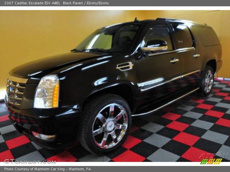 Black Raven / Ebony/Ebony 2007 Cadillac Escalade ESV AWD