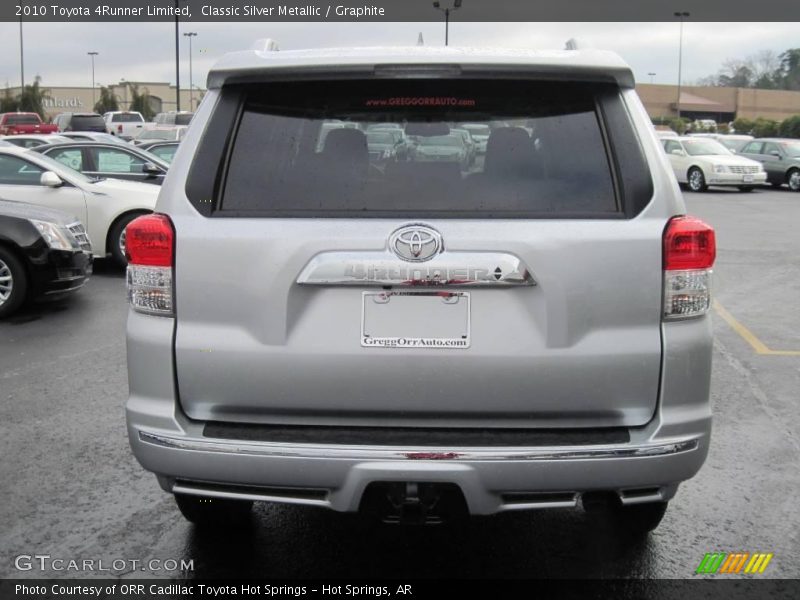 Classic Silver Metallic / Graphite 2010 Toyota 4Runner Limited