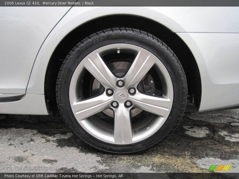 Mercury Silver Metallic / Black 2006 Lexus GS 430