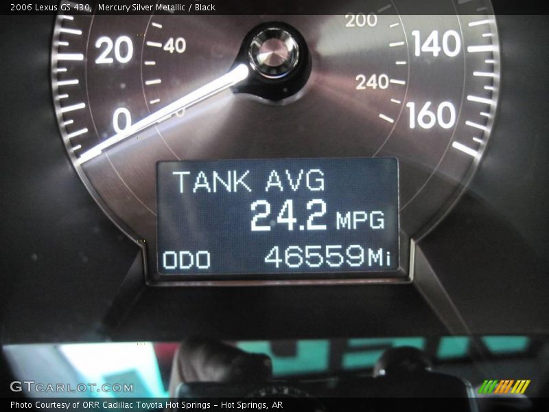 Mercury Silver Metallic / Black 2006 Lexus GS 430