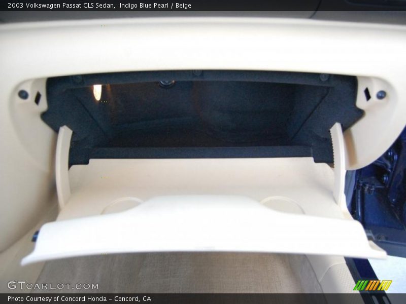 Indigo Blue Pearl / Beige 2003 Volkswagen Passat GLS Sedan