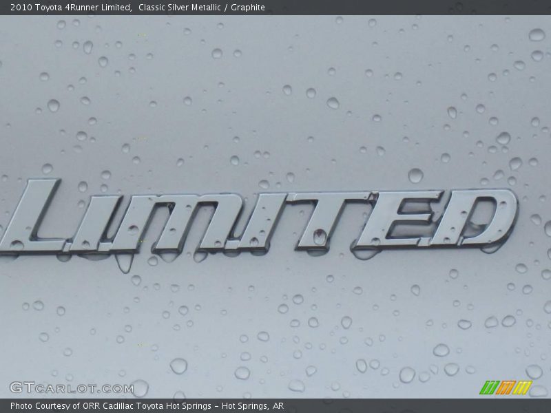 Classic Silver Metallic / Graphite 2010 Toyota 4Runner Limited