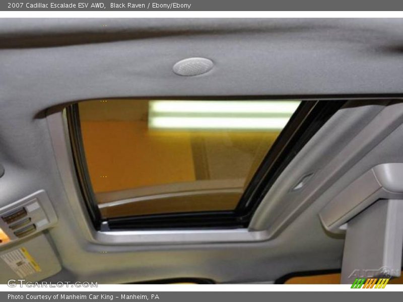 Black Raven / Ebony/Ebony 2007 Cadillac Escalade ESV AWD