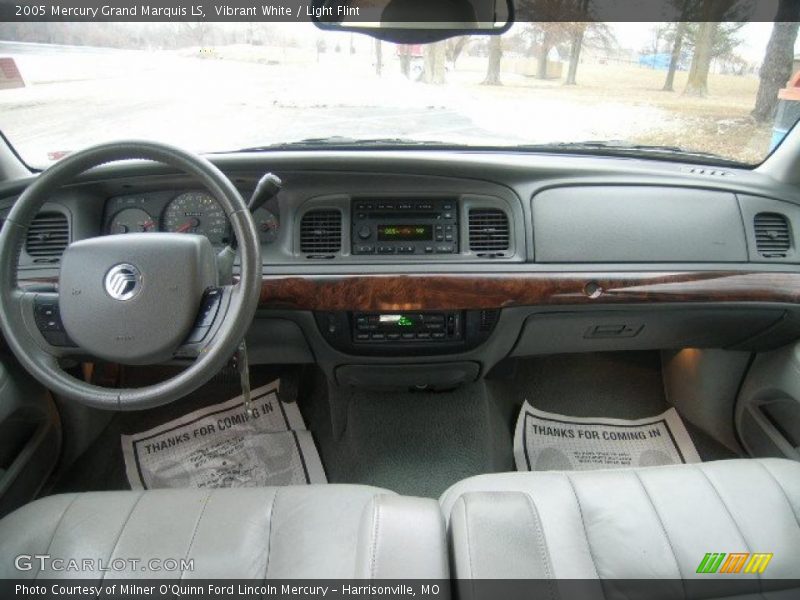 Vibrant White / Light Flint 2005 Mercury Grand Marquis LS