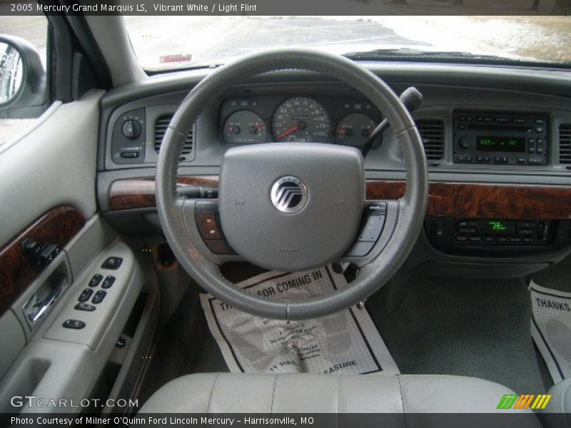 Vibrant White / Light Flint 2005 Mercury Grand Marquis LS