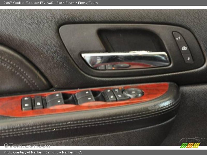 Black Raven / Ebony/Ebony 2007 Cadillac Escalade ESV AWD