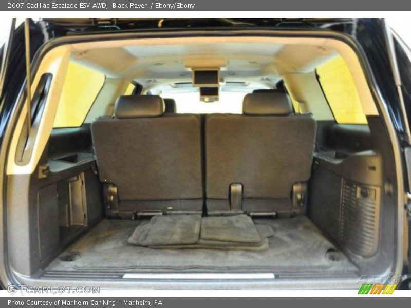 Black Raven / Ebony/Ebony 2007 Cadillac Escalade ESV AWD
