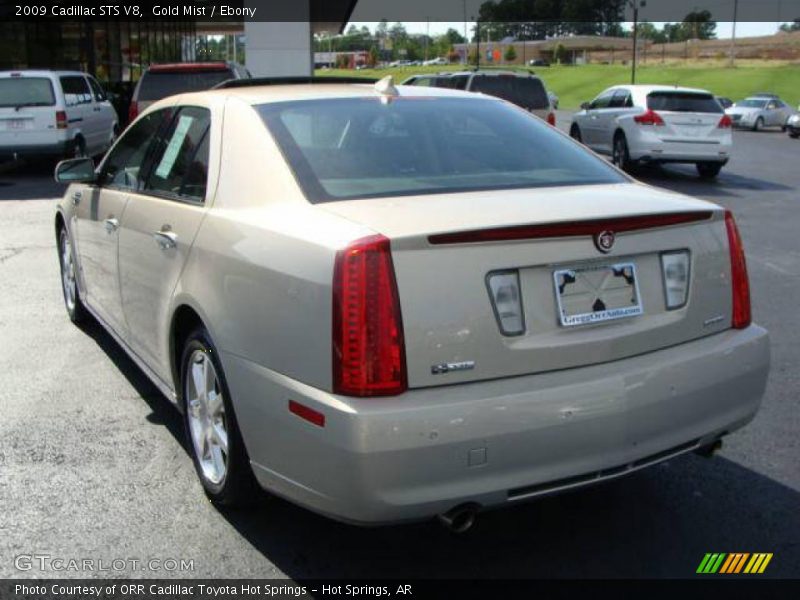 Gold Mist / Ebony 2009 Cadillac STS V8