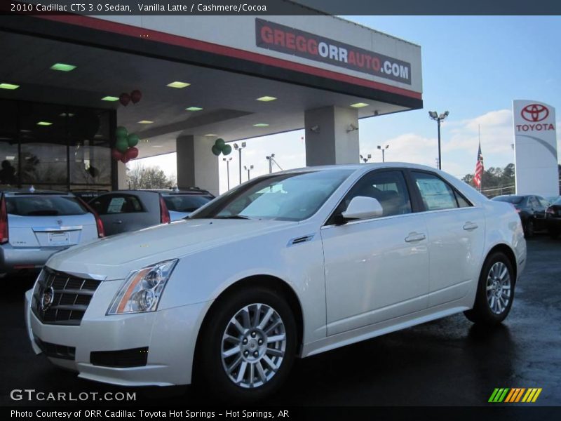 Vanilla Latte / Cashmere/Cocoa 2010 Cadillac CTS 3.0 Sedan
