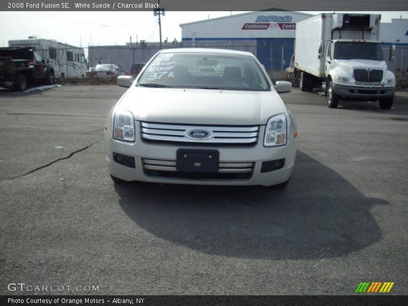 White Suede / Charcoal Black 2008 Ford Fusion SE