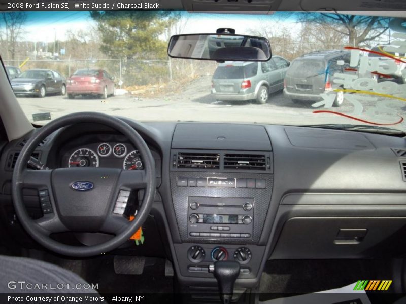 White Suede / Charcoal Black 2008 Ford Fusion SE