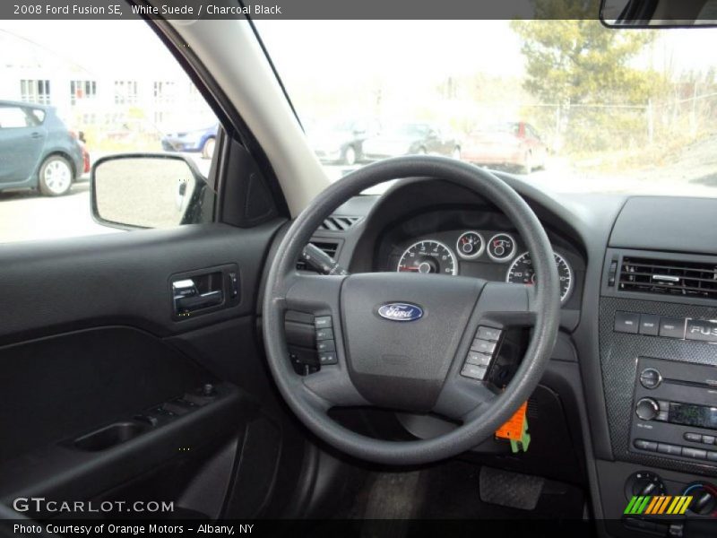 White Suede / Charcoal Black 2008 Ford Fusion SE