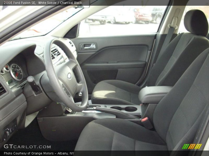 White Suede / Charcoal Black 2008 Ford Fusion SE