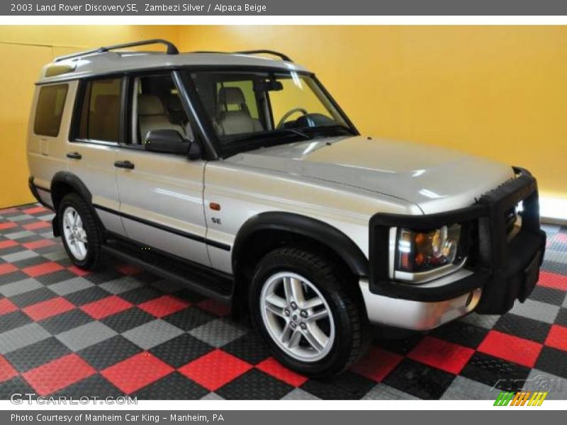 Zambezi Silver / Alpaca Beige 2003 Land Rover Discovery SE