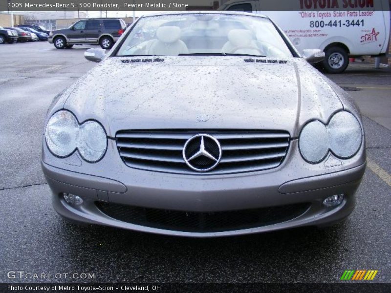Pewter Metallic / Stone 2005 Mercedes-Benz SL 500 Roadster