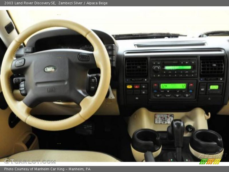 Zambezi Silver / Alpaca Beige 2003 Land Rover Discovery SE