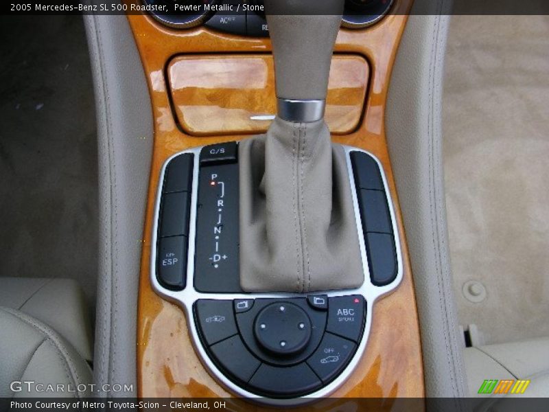 Pewter Metallic / Stone 2005 Mercedes-Benz SL 500 Roadster
