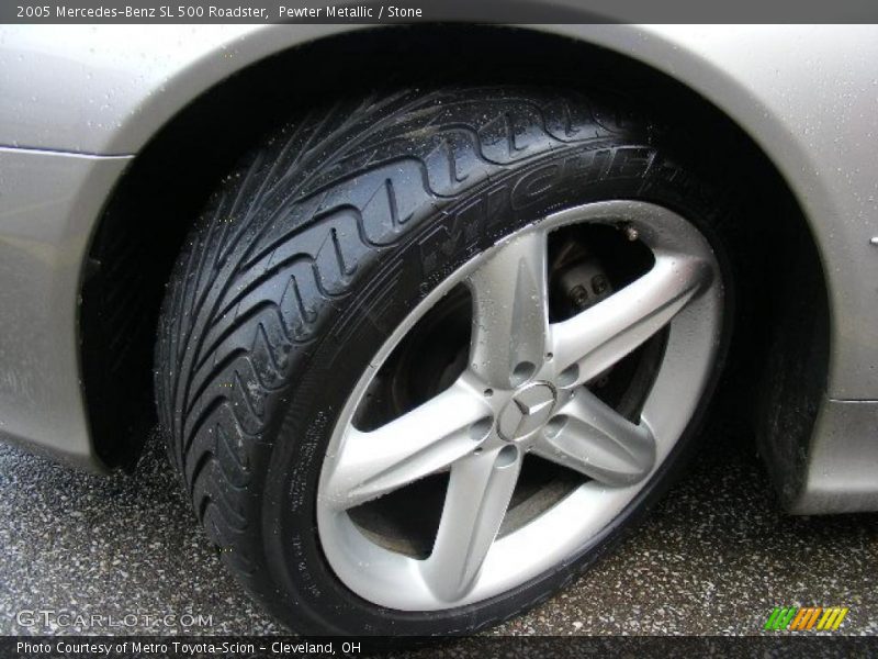 Pewter Metallic / Stone 2005 Mercedes-Benz SL 500 Roadster