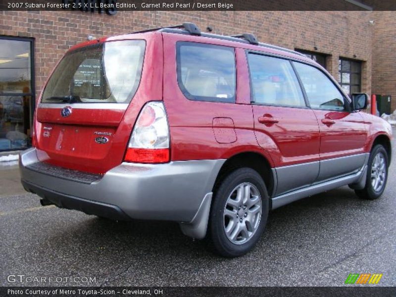 Garnet Red Pearl / Desert Beige 2007 Subaru Forester 2.5 X L.L.Bean Edition