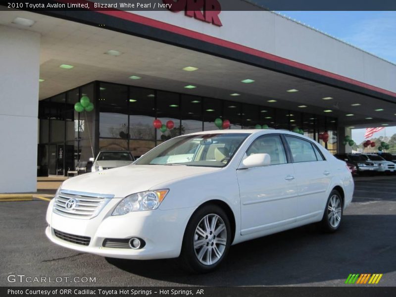 Blizzard White Pearl / Ivory 2010 Toyota Avalon Limited