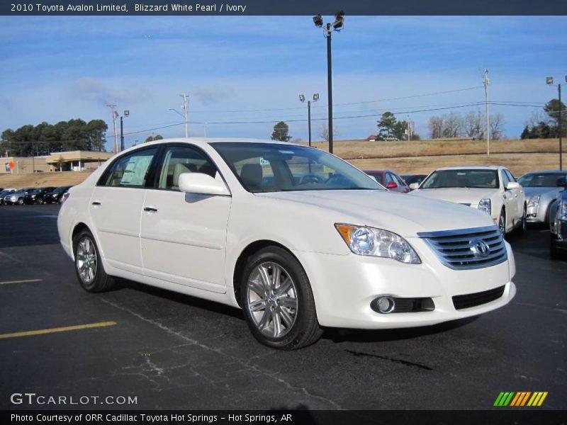 Blizzard White Pearl / Ivory 2010 Toyota Avalon Limited