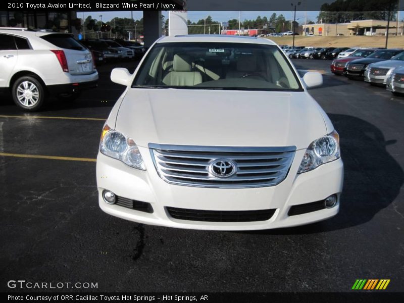Blizzard White Pearl / Ivory 2010 Toyota Avalon Limited