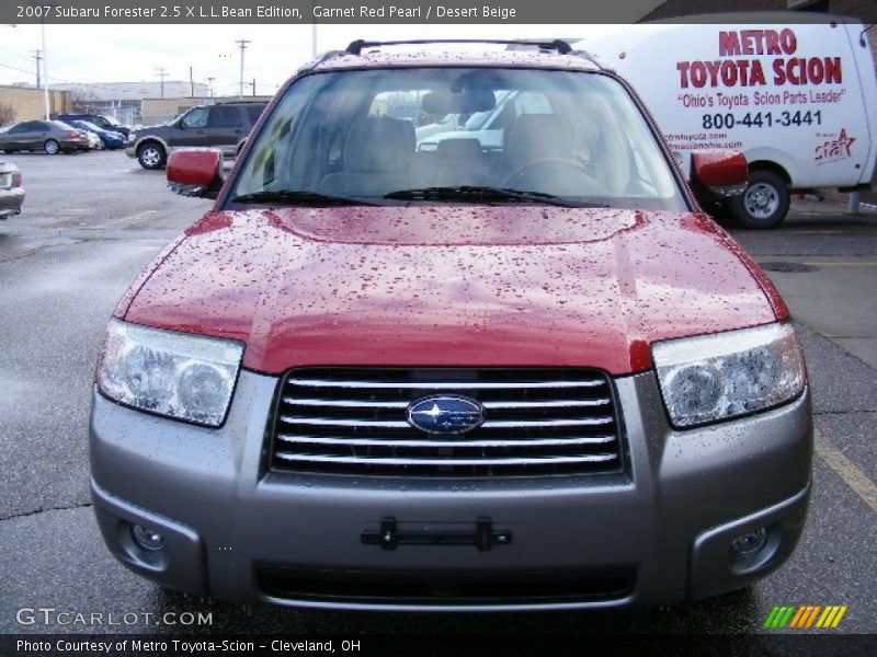 Garnet Red Pearl / Desert Beige 2007 Subaru Forester 2.5 X L.L.Bean Edition
