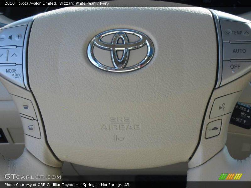 Blizzard White Pearl / Ivory 2010 Toyota Avalon Limited