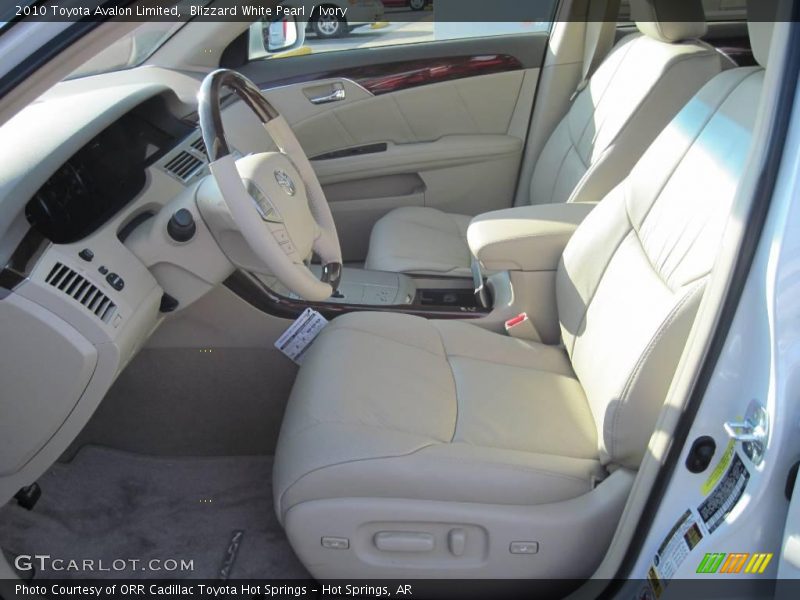 Blizzard White Pearl / Ivory 2010 Toyota Avalon Limited