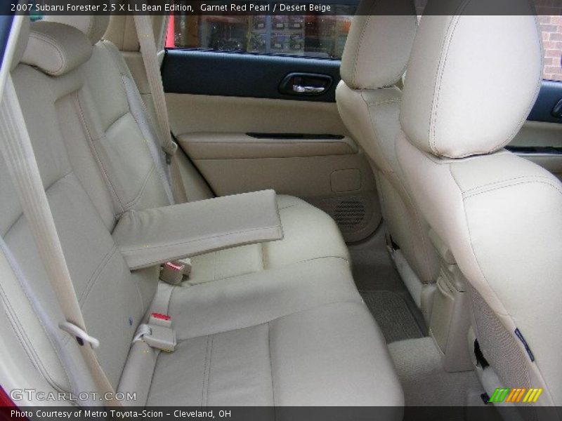 Garnet Red Pearl / Desert Beige 2007 Subaru Forester 2.5 X L.L.Bean Edition