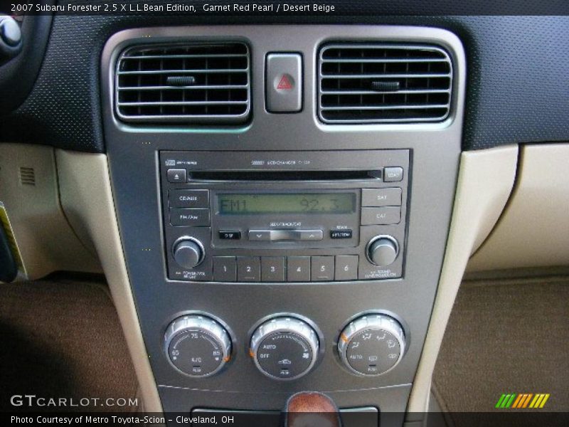 Garnet Red Pearl / Desert Beige 2007 Subaru Forester 2.5 X L.L.Bean Edition