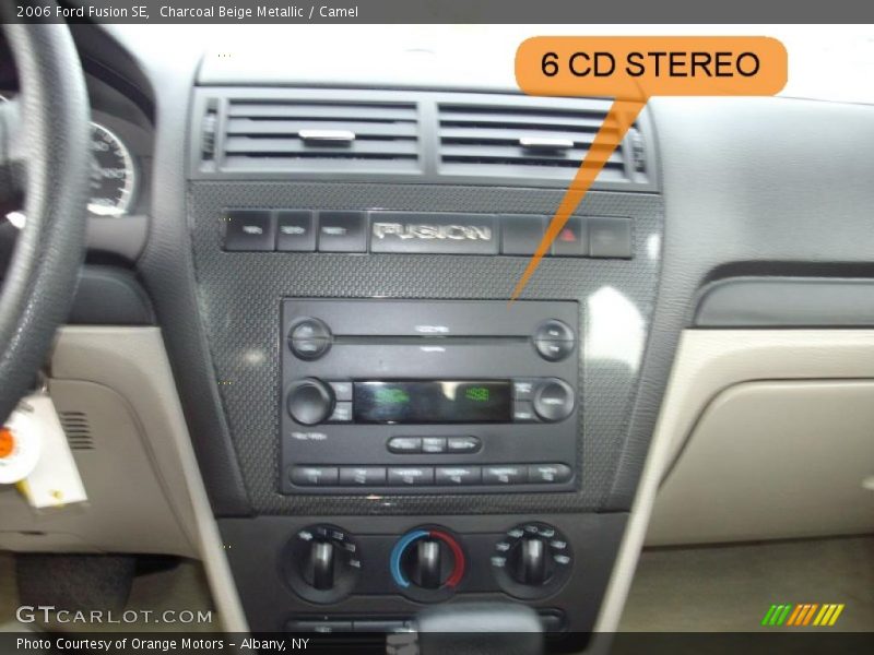 Charcoal Beige Metallic / Camel 2006 Ford Fusion SE